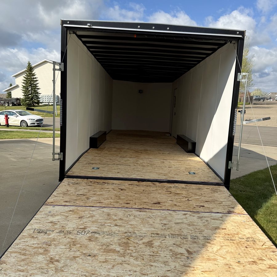 Hauling trailer ready to load Minot ND